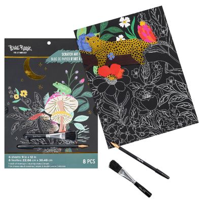 Brea Reese: Scratch Art Kit - Mythical Animals - 6 Designs Image 2