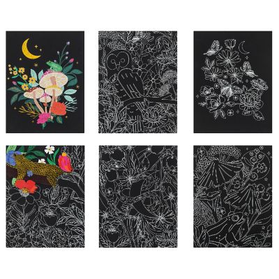 Brea Reese: Scratch Art Kit - Mythical Animals - 6 Designs Image 3