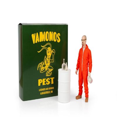 Breaking Bad Walter White In Orange Hazmat Suit Figure  Measures 6 Inches Tall Image 1