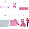 Breast Cancer Awareness Parade Float Decorating Kit - 16 Pc. Image 1