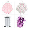 Breast Cancer Awareness Ribbon Balloon Bouquet Kit - 205 Pc. Image 1