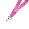 Breast Cancer Thriver Breakaway Lanyards - 12 Pc. Image 1