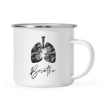 Breathe Lungs Graphic 11oz Campfire Mug Image 1