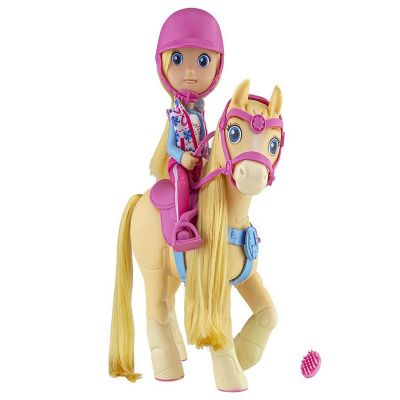 Breyer Pipers Pony Tales Horse & Rider Playset  Piper & Spark Image 1