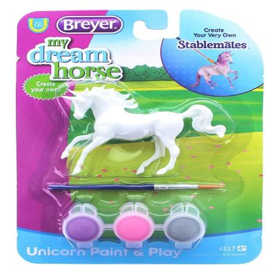Breyer Unicorn Play & Paint Model Horse - Magnolia Image 1