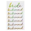 Bridal Party Stickers - 7 Pc. Image 1