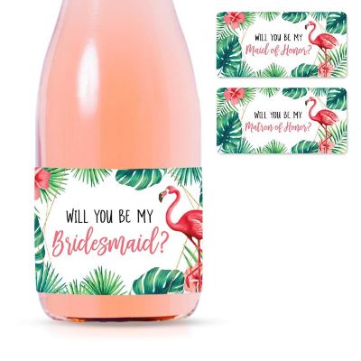 Bridesmaid Proposal Flamingo 20pk Image 1