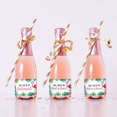Bridesmaid Proposal Flamingo 20pk Image 1