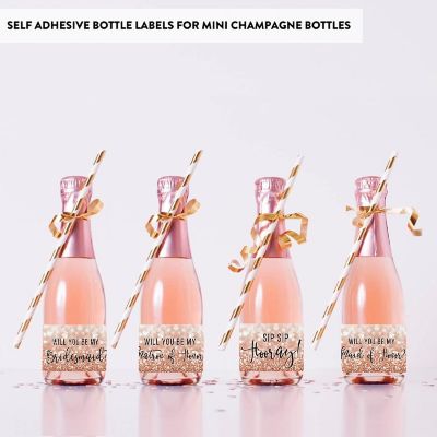 Bridesmaid Proposal Rose Gold 20pk Image 2