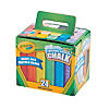 Bright 24-Color Crayola&#174; Washable Sidewalk Chalk Carton Image 1