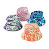 Bright Camouflage Bucket Hats - 12 Pc. Image 1