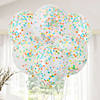 Bright Confetti 12" Latex Balloons - 6 Pc. Image 3