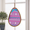 Bright Easter Egg Burlap Door Sign Image 1