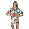 Bright Mint Floral Robe Image 1