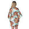 Bright Mint Floral Robe Image 2