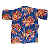 Bright Navy Floral Robe Image 1