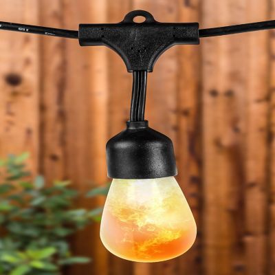 BRIGHTECH 2.5" AMBIENCE SOLAR FLAME BULBS STRING LIGHTS Image 3