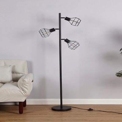 BRIGHTECH 64" ROBIN CAGE LAMP FLOOR LAMP Image 1