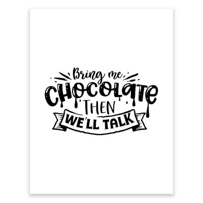 Bring Me Chocolate 8.5x11in 1-Pack Image 1