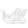 Brite Star - 42" Lighted White Sleigh Christmas Outdoor Decor - Clear Lights Image 1