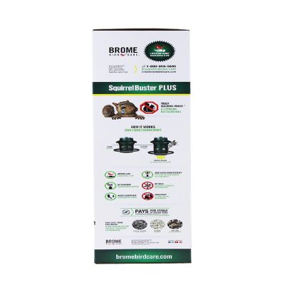 Brome Squirrel Buster Plus Bird Feeder w Cardinal Perch Ring 1024 - Squirrel Proof Image 1