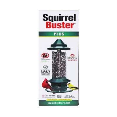 Brome Squirrel Buster Plus Bird Feeder w Cardinal Perch Ring 1024 - Squirrel Proof Image 3