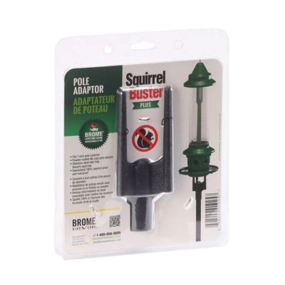 Brome Squirrel Buster Pole Adaptor for Squirrel Buster Plus Bird Feeder Image 1