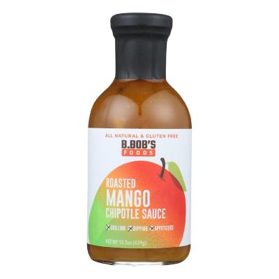 Bronco Bob's - Chipotle Sauce - Roasted Mango - Case of 6 - 15.5 fl oz. Image 1