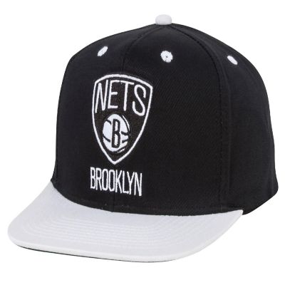 Brooklyn Nets NBA Adidas Adjustable Snapback Hat + Includes GT Sweat Wristband Image 1