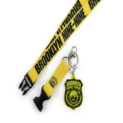Brooklyn Nine Nine Official Lanyard For Keys & ID Badges  Bonus Charm Included Image 2