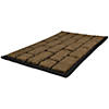 Brown and Black Brick Rectangular Doormat 18" x 29.5" Image 3