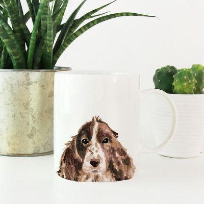 Brown Cocker Spaniel Ceramic Mug Image 1