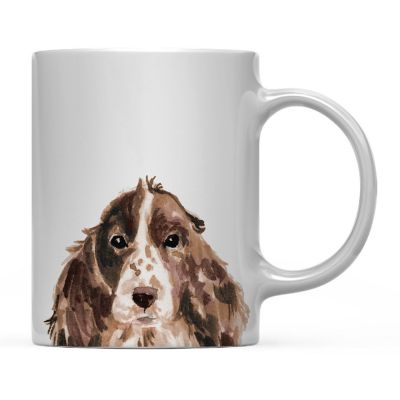 Brown Cocker Spaniel Ceramic Mug Image 2