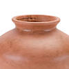 Brown Two Tone Ceramic Vase 9"D X 7.75"H Image 1