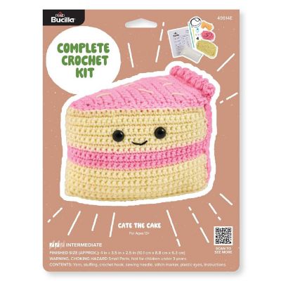 Bucilla Amigurumi Kit-5" - Cake Slice Image 1