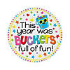 Buckets of Fun End of Year Stickers &#8211; 12 Pc. Image 1