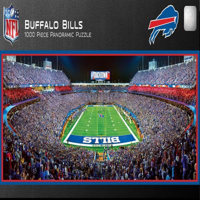 Buffalo Bills - 1000 Piece Panoramic Jigsaw Puzzle - End View Image 1