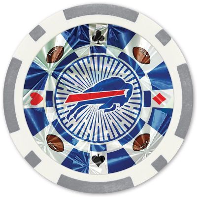 Buffalo Bills 20 Piece Poker Chips Image 2