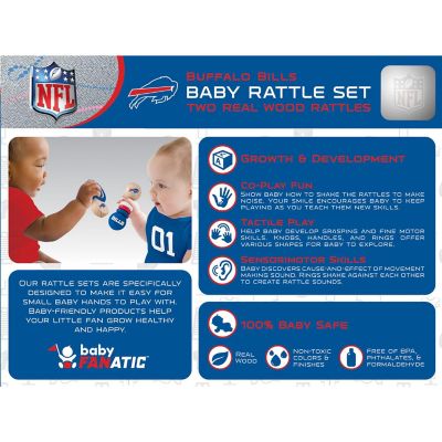 Buffalo Bills - Baby Rattles 2-Pack Image 3