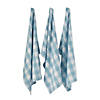 Buffalo Check Ktichen Textiles, 20X30", White & Light Blue, 3 Pieces Image 1