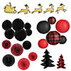 Buffalo Plaid Christmas Decorating Kit - 26 Pc. Image 1