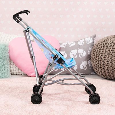 Buggy Doll Umbrella Stroller, Blue &amp; Cows Image 2