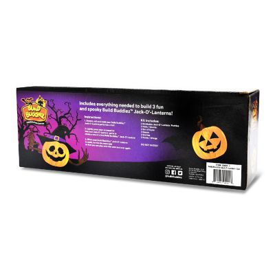 Build Buddiez: Jack-O-Lantern Craft Kit 3 Pack &amp;#8211; Ages 5+ Image 2