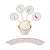 Bulk  100 Pc. Baking Party Cupcake Wrappers & Picks Image 1