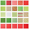 Bulk 100 Pc. Bright Christmas Scrapbook Paper Pack Image 1