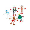 Bulk 100 Pc. Christmas Bendable Assortment Image 1