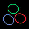 Bulk 100 Pc. Christmas Glow Bracelets Image 1