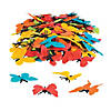 Bulk 100 Pc. Colorful Butterfly Counters Image 1