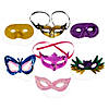 Bulk 100 Pc. Mardi Gras Mask Value Assortment Image 1