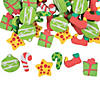 Bulk 100 Pc. Mini Christmas Eraser Assortment Image 1